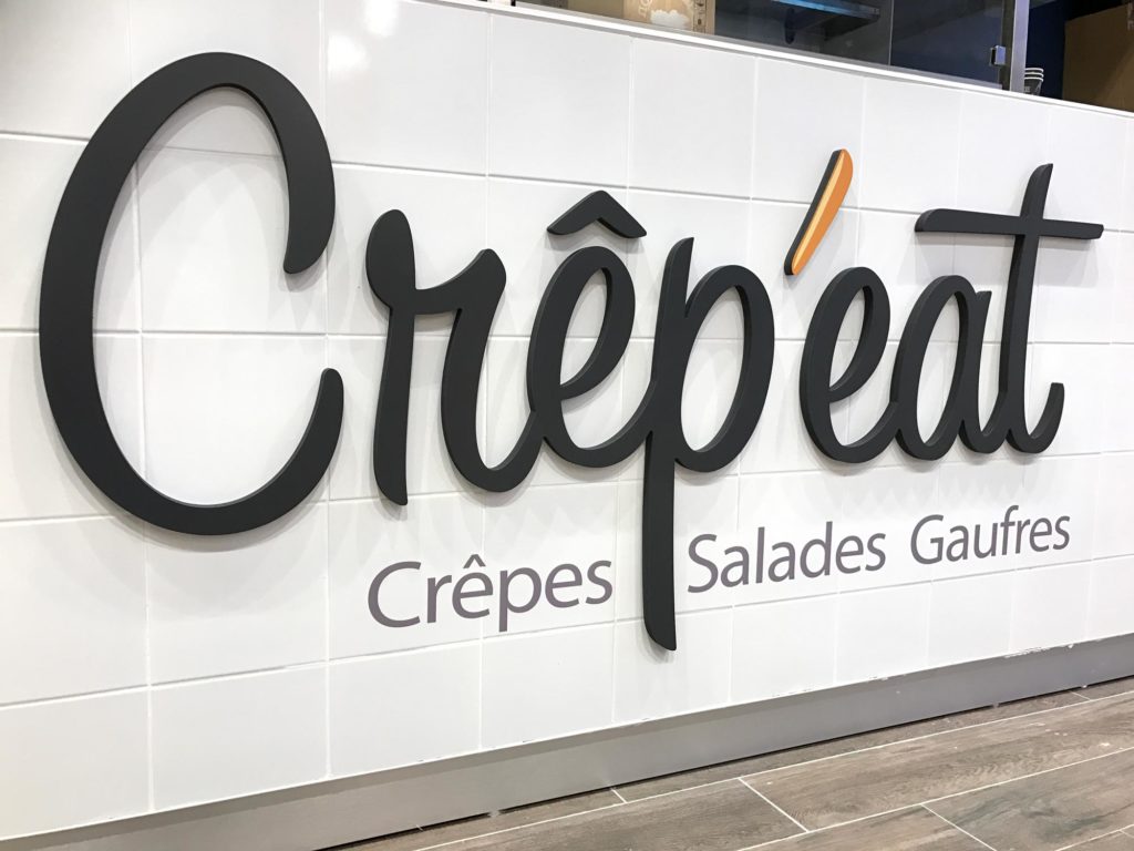 Crêp'eat - Signalétique restaurant